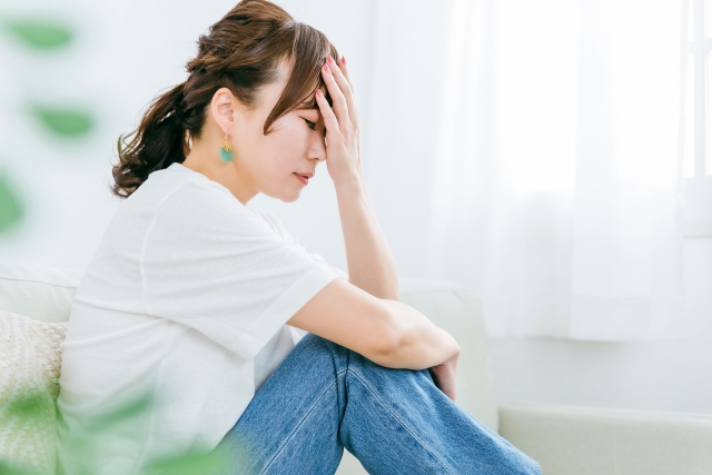 倦怠感がある女性